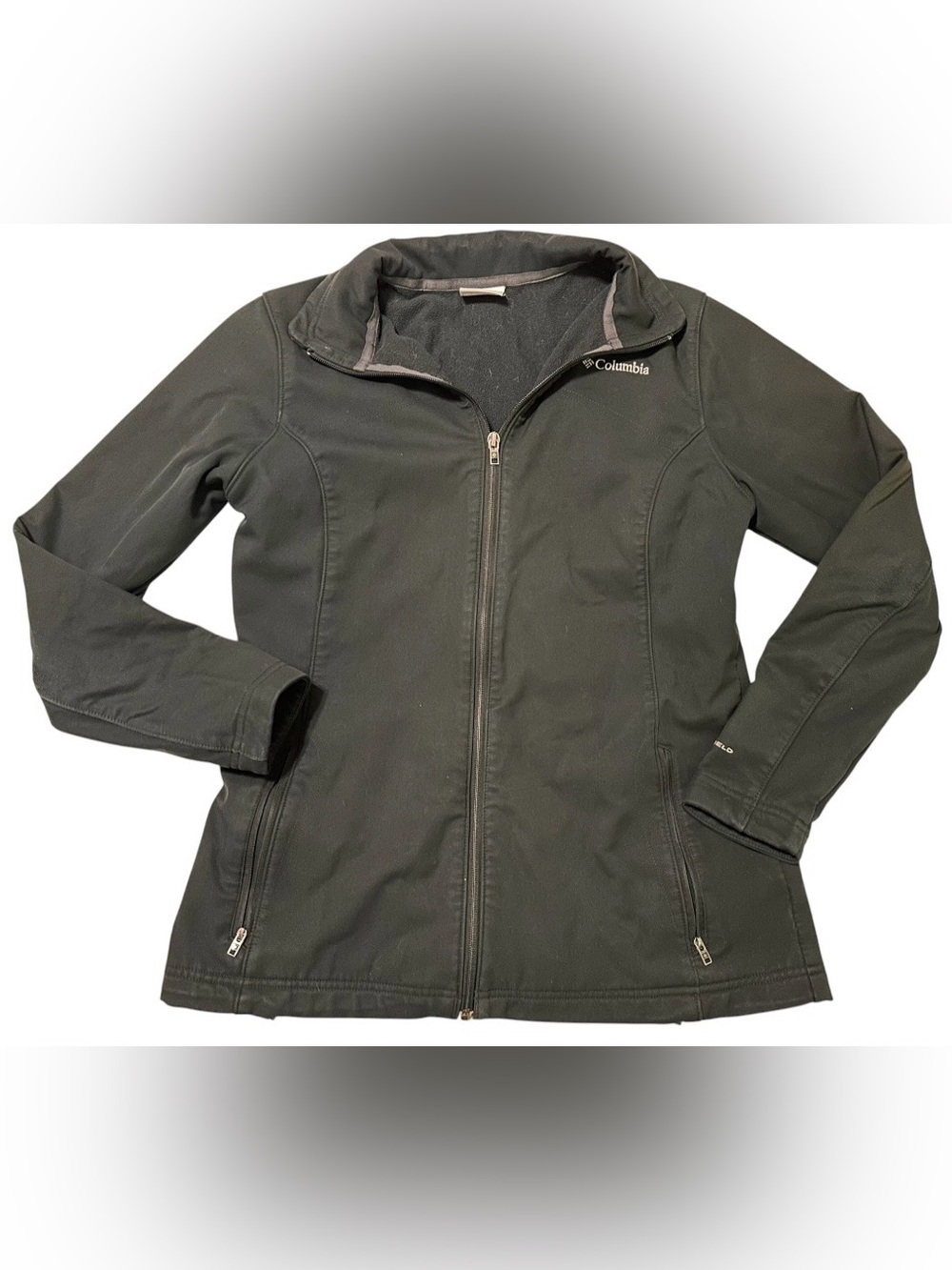 Columbia Women's Black Full-Zip Utility Softshell Jacket